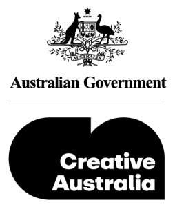 Creative Australia Logo Vertical Stacked Small